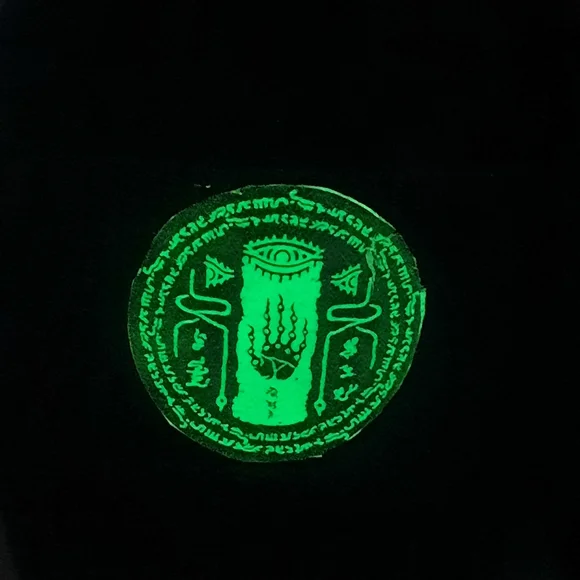 Vans Custom Glow in the dark Zelda Tears of the Kingdom black leather shoes 8.5 - Picture 7 of 16